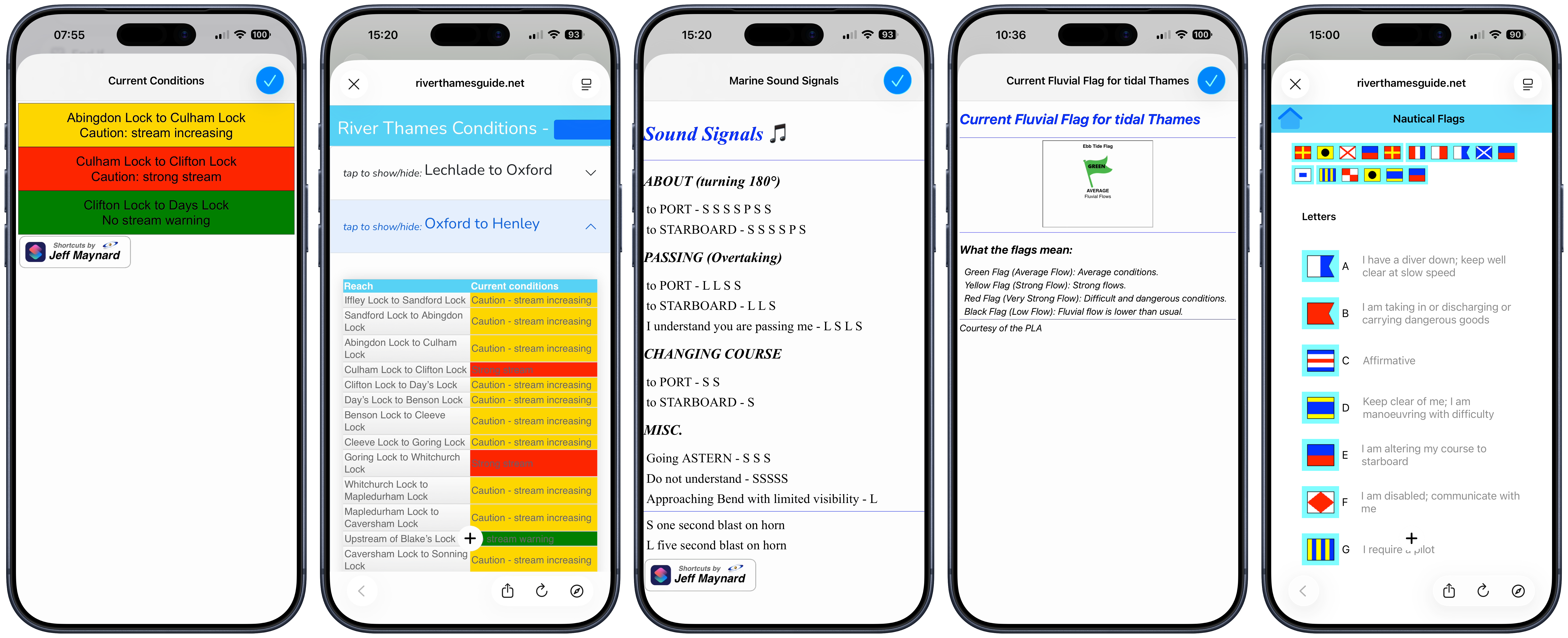 Shortcuts screenshots